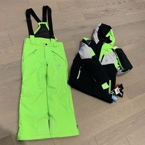 Brand new ski set for kids from no smoking family.